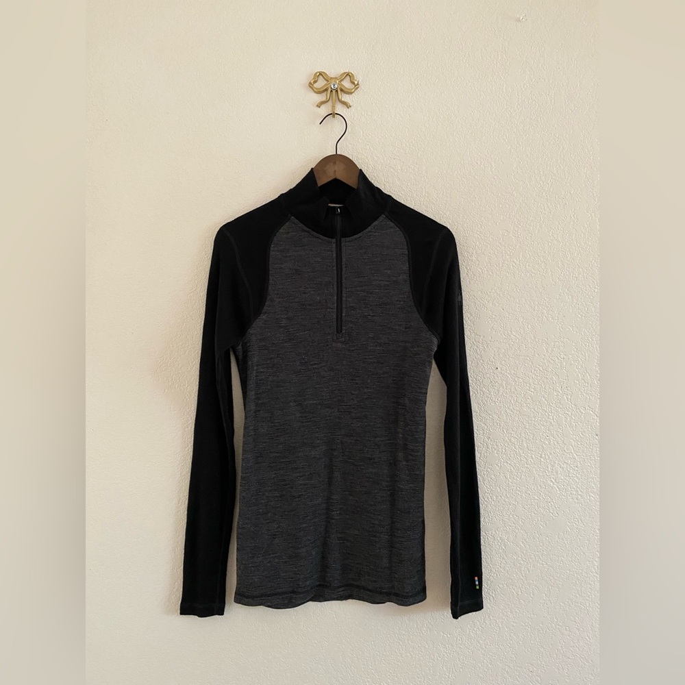 Smartwool Men's Classic Thermal Merino Base Layer 1/4 Zip Size Small